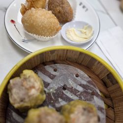 Kaneohe Dim Sum Station - Ate too fast  was crispy shrimp, taro puff, mochi puff, pork hash