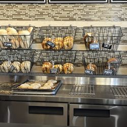 The Nosh Cafe - Look at these bagels so fresh and so BIG
