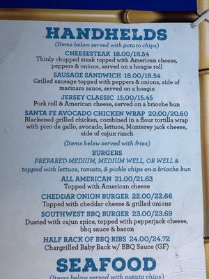 Menu photo 6 Martell's Tiki Bar Point Pleasant, NJ