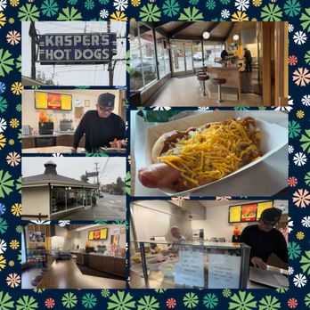 Kasper's Hot Dogs - Montage of images from Kasper's Hot Dogs - Sandwiches Near Me - Oakland, California Kasper's Hot Dogs - Montage of images from Kasper's Hot Dogs - Sandwiches Near Me - Oakland, California