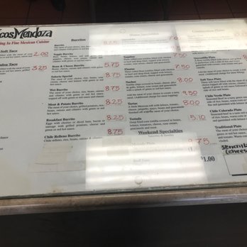 Taco Mendoza - Menu - Tacos Near Me - Ventura, California Taco Mendoza - Menu - Tacos Near Me - Ventura, California