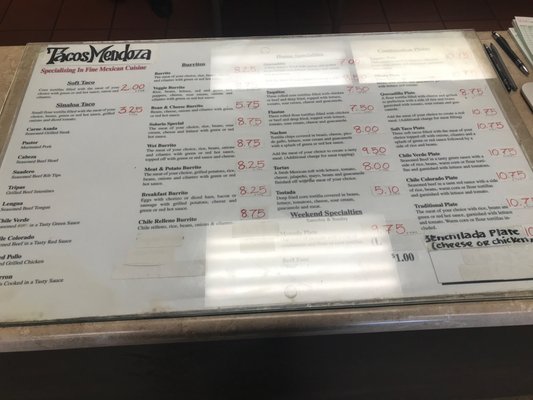 Menu photo 3 Taco Mendoza Ventura, CA Menu photo 3 Taco Mendoza Ventura, CA