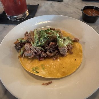 The Farmers Union - Beef Smoked Brisket Tacos - American Near Me - San Jose, California