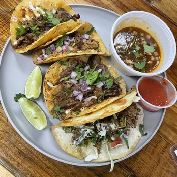 Fusion Street Eatery - Birria steak , Birria chorizo , traditional steak , beef shank - Tacos Near Me - Dunedin, Florida