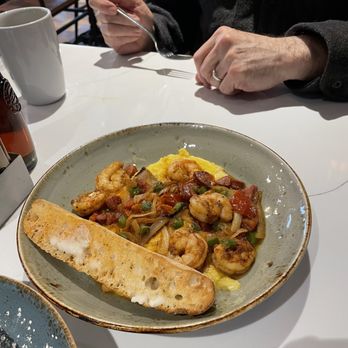 First Watch - Cajun Shrimp  & Grits Transform You To Nola Without The    !!! - Breakfast & Brunch Near Me - Huntingdon Valley, Pennsylvania