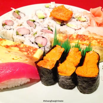 Ajishin - A la carte sushi: California Roll, Yellowtail & Scallion Roll, Tamago, Tuna, Sea Urchin. - Sushi Bars Near Me - Novi, Michigan Ajishin - A la carte sushi: California Roll, Yellowtail & Scallion Roll, Tamago, Tuna, Sea Urchin. - Sushi Bars Near Me - Novi, Michigan
