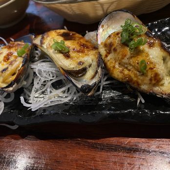 Sushi Arashi - Baked Mussels - Sushi Bars Near Me - Mountain View, California Sushi Arashi - Baked Mussels - Sushi Bars Near Me - Mountain View, California