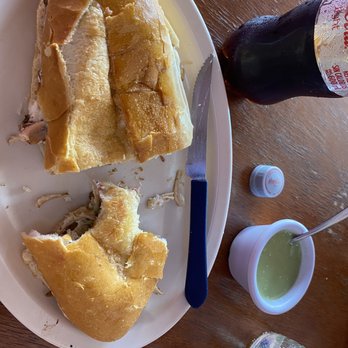 Kash Kekun Chuc - Chicken and cheese toasted torta - Barbeque Near Me - Isla Mujeres, ROO