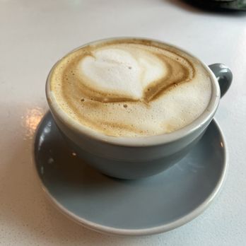 Graham’s Coffee Parlor - Oat milk latte - Coffee & Tea Near Me - Schenectady, New York
