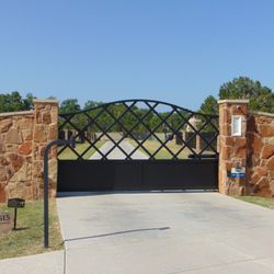 Discount Fence USA - Automated Gate - Iron (Custom)