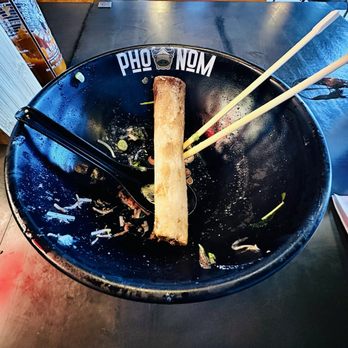 Pho Nom - Empty bowl, and the short rib literally fell off the bone! - Vietnamese Near Me - San Diego, California Pho Nom - Empty bowl, and the short rib literally fell off the bone! - Vietnamese Near Me - San Diego, California