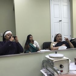 Kiran Beauty Parlour - Making us into clowns