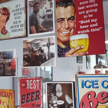 The White Spot Cafe - Tongue & Cheek paraphernalia @ the afternoon bar which serves ice cold Alaskan beer - American Near Me - Anchorage, Alaska