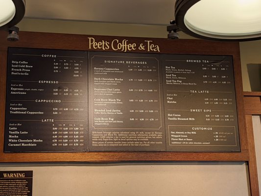 Menu photo 4 Peet's Coffee Dublin, CA Menu photo 4 Peet's Coffee Dublin, CA
