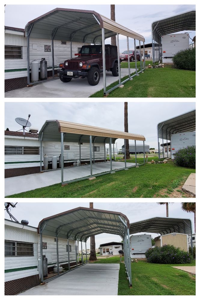 Slide of JC Benz Carports