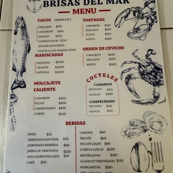 Brisa del Mar - Menu - Mexican Near Me - Rosarito, BCN Brisa del Mar - Menu - Mexican Near Me - Rosarito, BCN