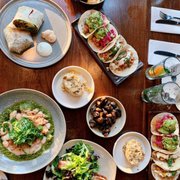 Photo of Plum Bistro - Seattle, WA, United States. Macho Burrito, Gnocchi, Plum Reuben Sandwich, Mama Africa salad, Mac n Yease