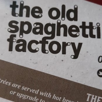 The Old Spaghetti Factory - Menu and everything looks good - Italian Near Me - Spokane, Washington The Old Spaghetti Factory - Menu and everything looks good - Italian Near Me - Spokane, Washington