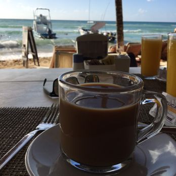 Indigo Beach Club - Coffee with a view - Mexican Near Me - Playa del Carmen, ROO