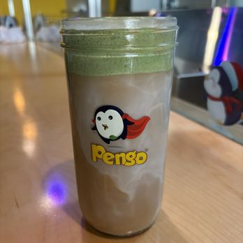 Pengo Drink Station - Coffee Latte w/ Matcha Cold Foam - Juice Bars & Smoothies Near Me - Laguna Hills, California Pengo Drink Station - Coffee Latte w/ Matcha Cold Foam - Juice Bars & Smoothies Near Me - Laguna Hills, California
