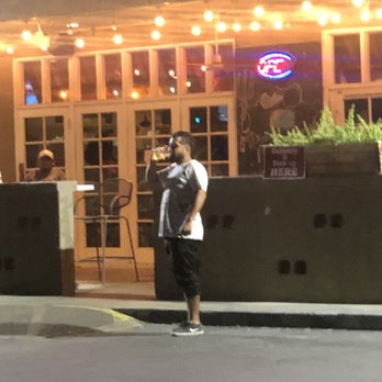 Angry Crab Shack - The guy drinking outside that we had to ask the restaurant manager to remove multiple times. - Seafood Near Me - Mesa, Arizona