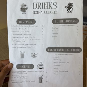 Hai Yen - Drink menu - Vietnamese Near Me - Chicago, Illinois Hai Yen - Drink menu - Vietnamese Near Me - Chicago, Illinois