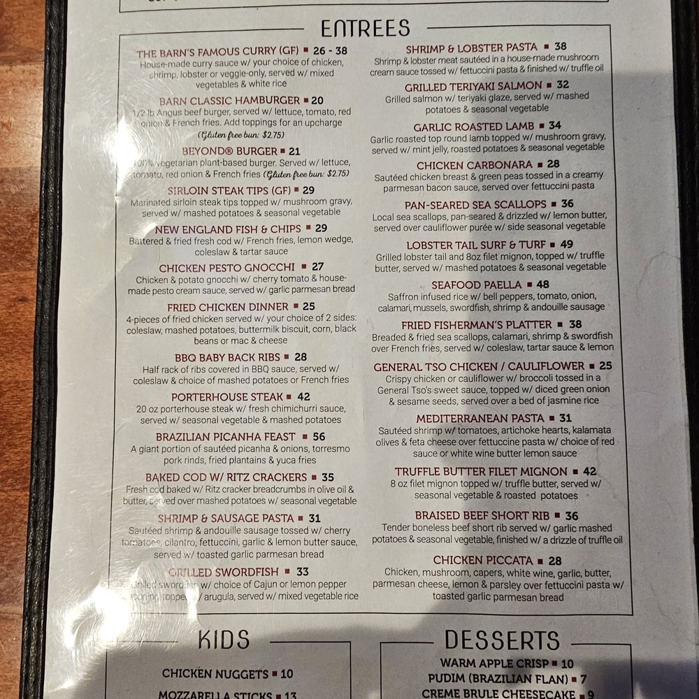 The Barn Bowl & Bistro - Menu June 2023 - Bowling Near Me - Oak Bluffs, Massachusetts The Barn Bowl & Bistro - Menu June 2023 - Bowling Near Me - Oak Bluffs, Massachusetts