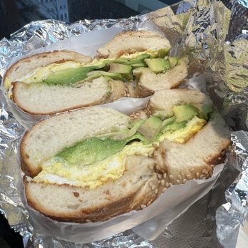 Rico Bagel - Eggs Avocado on Sesame Street - Bagels Near Me - New York, New York Rico Bagel - Eggs Avocado on Sesame Street - Bagels Near Me - New York, New York