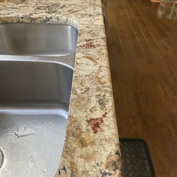 Central Granite Repair - AFTER - Good as new. A work of art - Countertop Installation Near Me