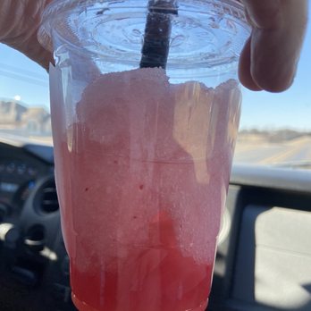 Twisted Bubble Station - strawberry smoothie with strawberry jellies - Bubble Tea Near Me - Hewitt, Texas