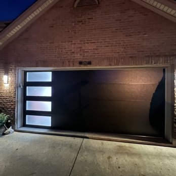 Torsion Garage Door - Custom 16x7 black - Garage Door Services Near Me Torsion Garage Door - Custom 16x7 black - Garage Door Services Near Me