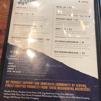 Blue Mountain Brewery - Menu - Brewpubs Near Me - Afton, Virginia Blue Mountain Brewery - Menu - Brewpubs Near Me - Afton, Virginia