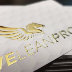 Total Design Studios - Raised Foil Business Cards we designed and printed.