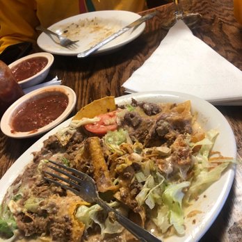 Los Pilares Mexican Restaurant - Beef Nachos-After - Mexican Near Me - Memphis, Tennessee