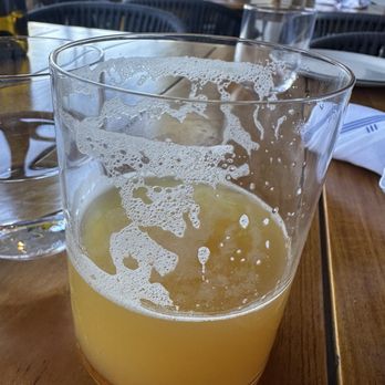 Cellar Hand - Hazy IPA. 6.7 ABV. sorry I drank some before the picture. I was thirsty - Mediterranean Near Me - San Diego, California