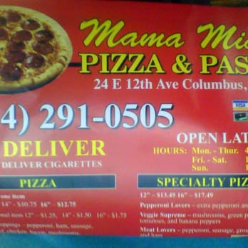 pizza places that deliver cigarettes near me MAMA MIA'S PIZZA & PASTA - CLOSED - Updated May 2026 - 10 Photos & 23  Reviews - 24 E 12th Ave, Columbus, Ohio - New American - Restaurant Reviews  - Phone Number - Menu