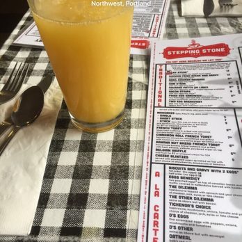 Stepping Stone Cafe - Large mimosa, yes please! - American Near Me - Portland, Oregon Stepping Stone Cafe - Large mimosa, yes please! - American Near Me - Portland, Oregon