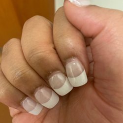 Lee Nail Salon - UPDATE! 6 days later, nails are lifting completely up! Started from the cuticle working up to the tip Honestly expected two weeks
