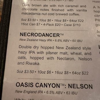 Bone Haus Brewing - Beer menu - Brewpubs Near Me - Fountain Hills, Arizona
