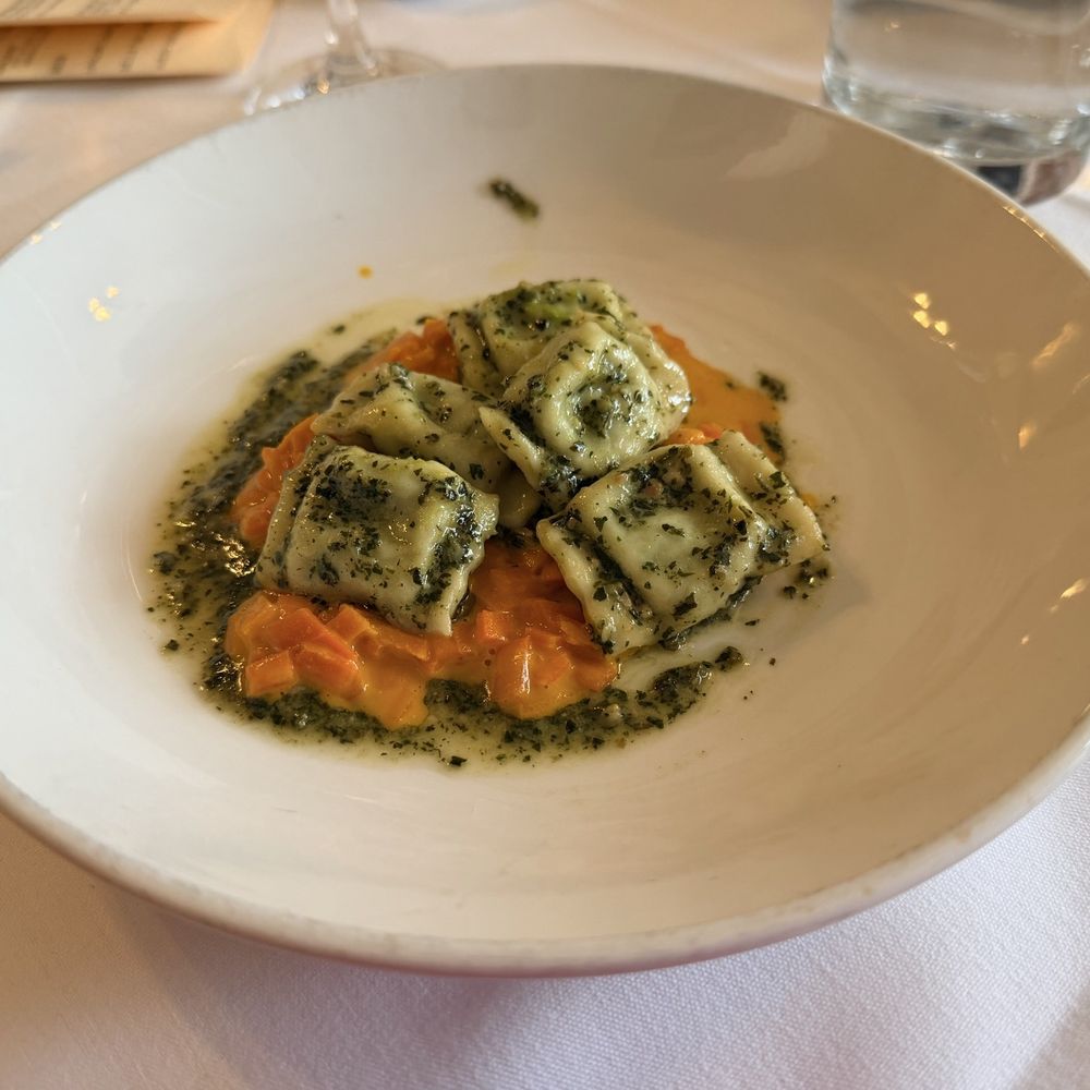 Bistro Barbes - English Pea Agnolotti - French Near Me - Denver, Colorado