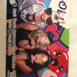 Brandy Wendy and Nikki in Orlando Florida at a nail tech social event this made it in the Nails magazine and we were in there last year also