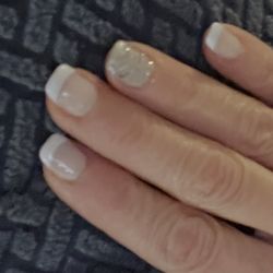 Nail Pretty - Tips dip French accent nail