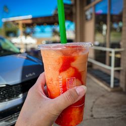 Maui Coffee Attic - Pog slushie with li hing mui