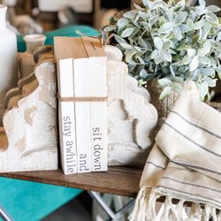 I like my money right where I can see it...on my shelves in the form of ADORABLE home decor pieces!