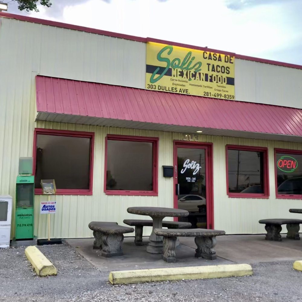 Soliz Casa De Tacos - It's exactly as big as it looks on the outside. Best to call ahead and order To Go. - Breakfast & Brunch Near Me - Stafford, Texas Soliz Casa De Tacos - It's exactly as big as it looks on the outside. Best to call ahead and order To Go. - Breakfast & Brunch Near Me - Stafford, Texas