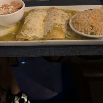 Perla Azul - Enchilada suiza de Camarones - Seafood Near Me - La Habra, California Perla Azul - Enchilada suiza de Camarones - Seafood Near Me - La Habra, California