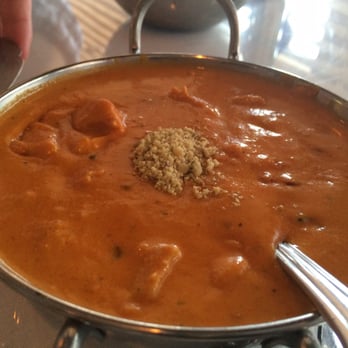 Amber Indian Restaurant - Chicken korma. Juicy and tender pieces of chicken in a creamy and rich tomato based sauce. Full of flavor! - Indian Near Me - Carmel, Indiana