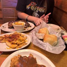 Food and my sister.