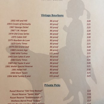 Libby’s Southern Comfort - Premium Bourbon List - Southern Near Me - Covington, Kentucky