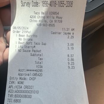 Taco Bell - Fast Food Near Me - Chino Hills, California